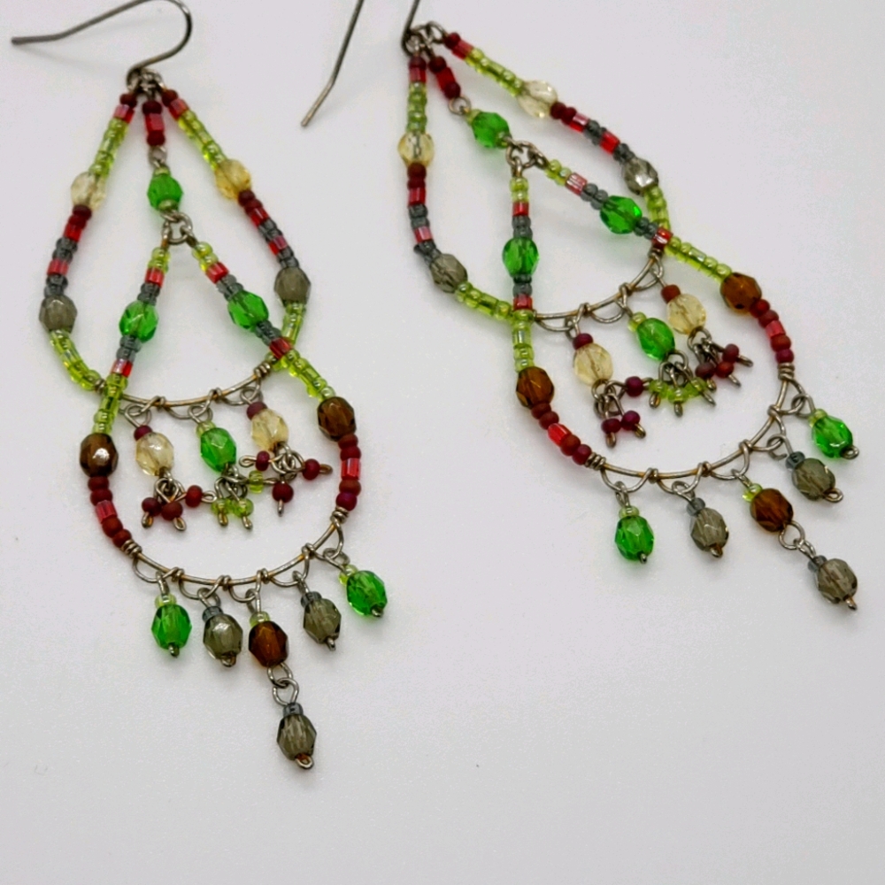 Boho Gypsy Beaded Dangles